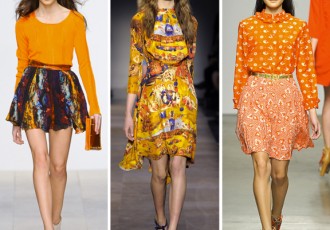 Fall 2012 Trends via Aaryn West: tangerine tango prints
